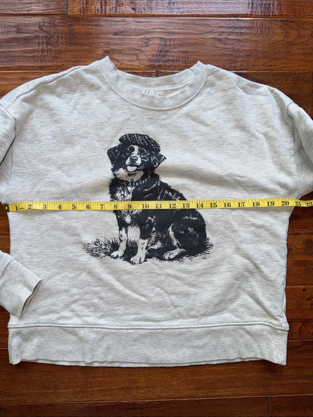Maeve Anthropologie Best In Show Dog Graphic Sweatshirt, size small - Picture 3 of 8